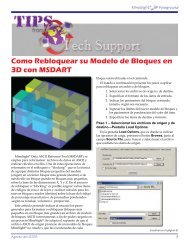 Como Rebloquear su Modelo de Bloques en 3D con MSDART