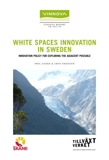 White Spaces Innovation in Sweden - Innovation policy for ... - Vinnova