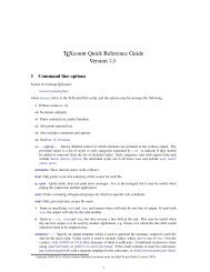 TEXcount Quick Reference Guide Version 3.0 - CTAN