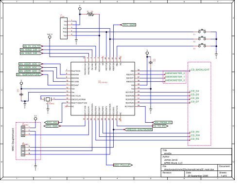 Wind Data Logger main board schematic for ... - APRS World, LLC