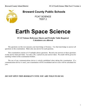 Earth Space Science