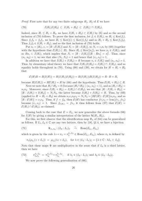 Products of CM elliptic curves - Universität Duisburg-Essen