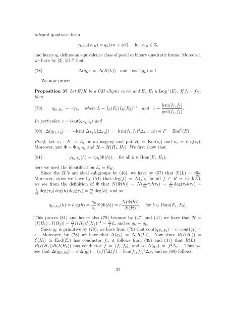 Products of CM elliptic curves - Universität Duisburg-Essen