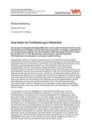 Informationsdienst der Stadt Winterthur - sitesystem