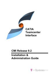 Installation & Administration Guide CATIA Teamcenter Interface CMI ...