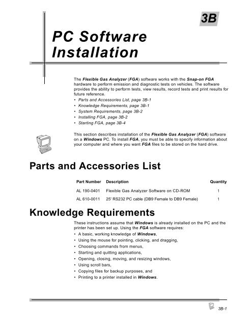 Operating Instructions - Snap-on Equipment