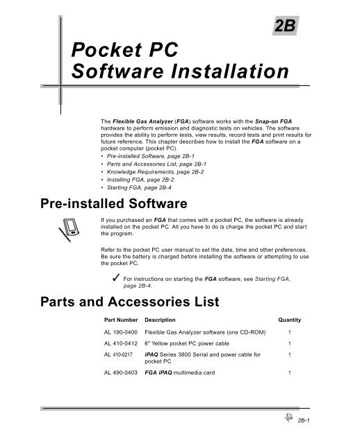 Operating Instructions - Snap-on Equipment