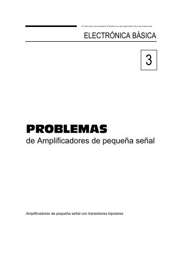 Problemas de amplificadores con bipolares