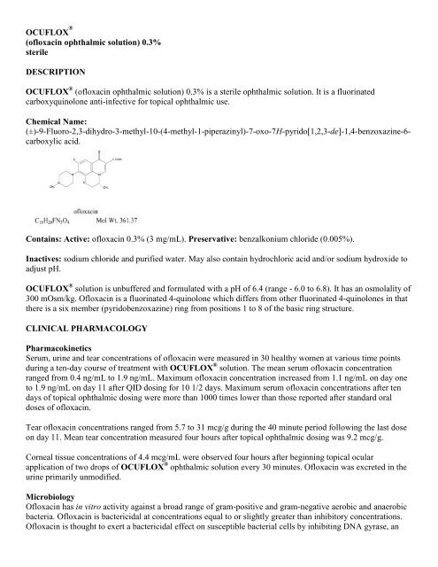 Ofloxacin ophthalmic solution clearance for dogs dosage