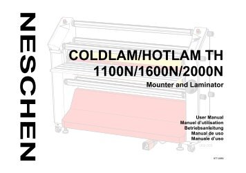 COLDLAM/HOTLAM TH 1100N/1600N/2000N - Neschen