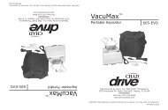 evo VacuMax Man-English-Spanish.qxd - Drive Medical