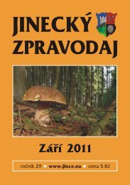 JineckÃ½ zpravodaj titul - Jince