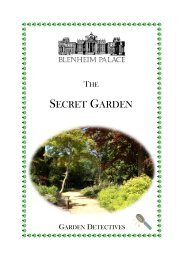 The Secret Garden Trail - Blenheim Palace