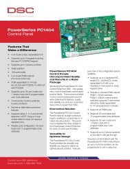 PowerSeries PC1404 Control Panel - DSC
