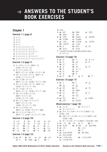 hodder education english workbook 2 answers