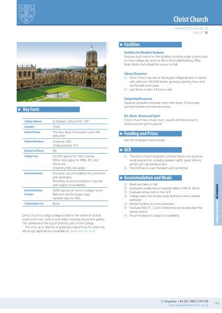 Graduate Studies Prospectus - University of Oxford