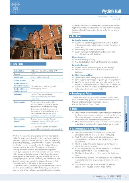 Graduate Studies Prospectus - University of Oxford