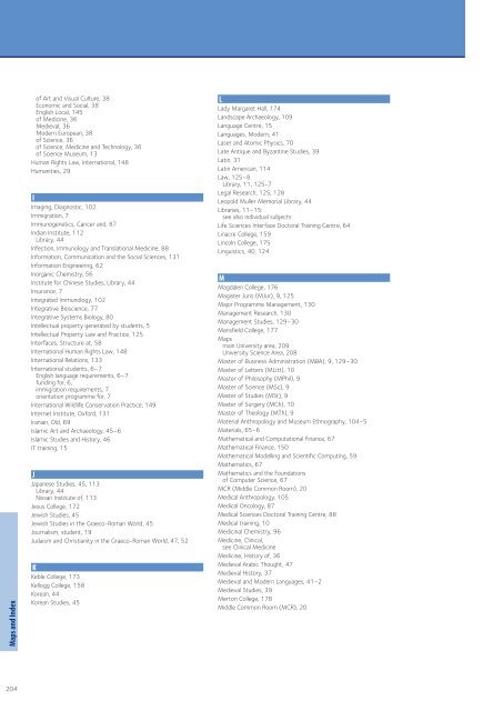 Graduate Studies Prospectus - University of Oxford