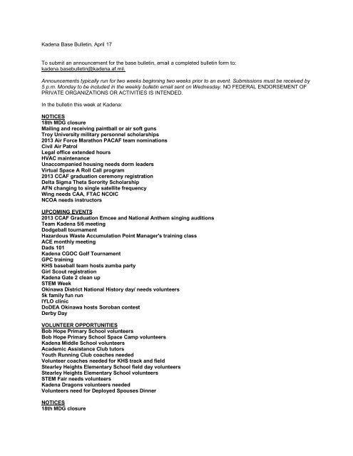 ccaf email address