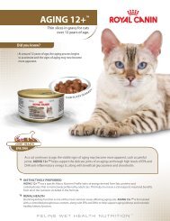 agINg 12+TM - Royal Canin Canada