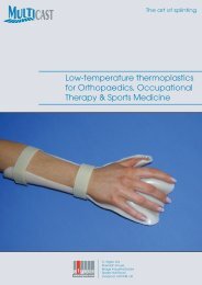 Low-temperature thermoplastics for Orthopaedics ... - Algeos