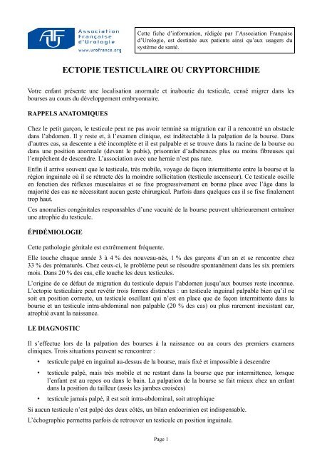 ECTOPIE TESTICULAIRE OU CRYPTORCHIDIE Urofrance ectopie-testiculaire-ou-cryptorchidie-urofrance