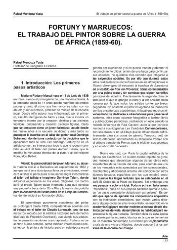 fortuny y marruecos - ARTE, ARQUEOLOGÃA e HISTORIA