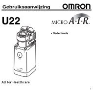 Gebruiksaanwijzing - Omron Healthcare