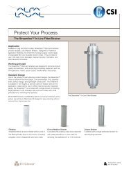 Streamline Data Sheet - Central States Industrial Equipment ...