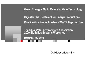 Guild Molecular Gate Technology - Ohio Water Environment ...