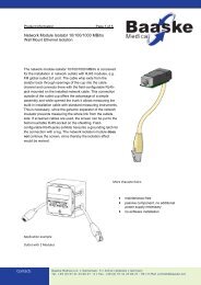 Network Module Isolator 10/100/1000 MBit/s - Cru Power Oy