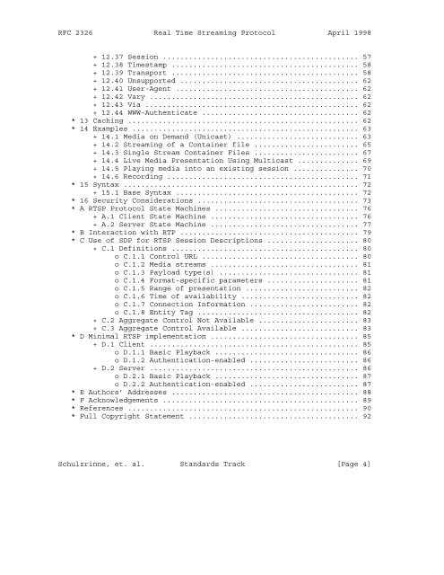 Standards Track A. Rao Netscap - RFC Editor