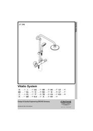 Vitalio System - GROHE España, SA