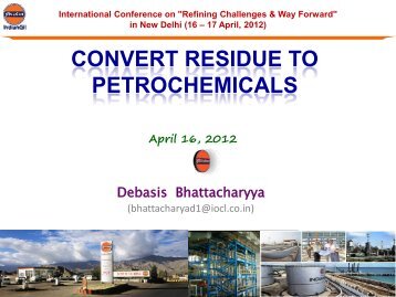 convert residue to petrochemicals - World Petroleum Council