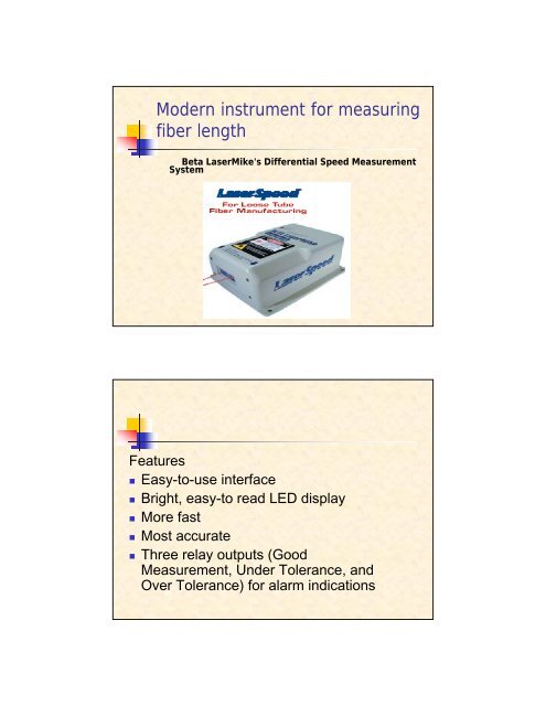 FIBER LENGTH MEASUREMENT By Bilal Ahmad Jan