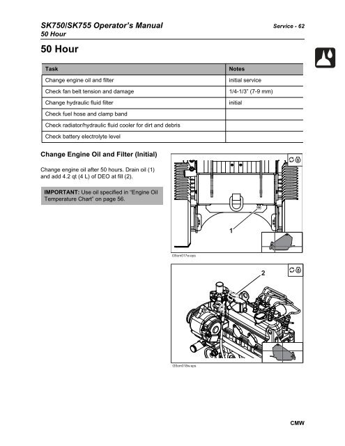 SK750/SK755 Operator's Manual - Ditch Witch