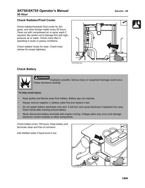 SK750/SK755 Operator's Manual - Ditch Witch