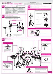 TD-20KX Setup Guide - Roland Australia