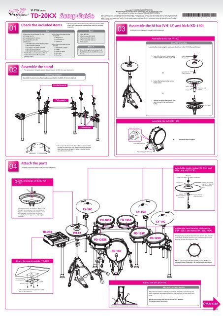 TD-20KX Setup Guide - Roland Australia