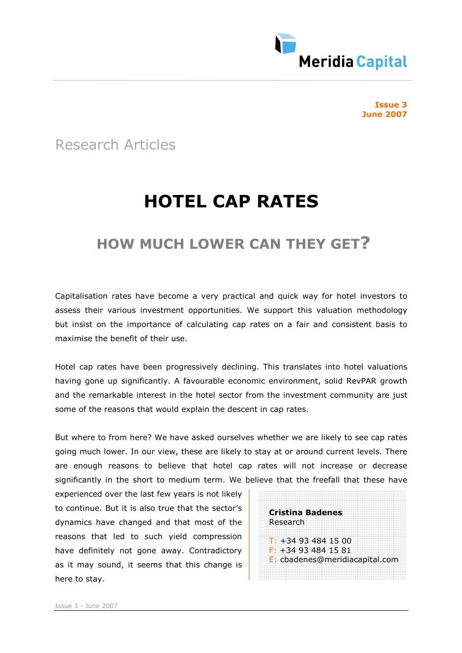 benefit cap rates