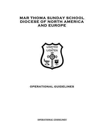 MAR THOMA SUNDAY SCHOOL GUIDELINES 011212 - Finalweb