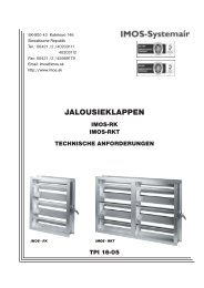 JALOUSIEKLAPPEN - IMOS-Systemair sro