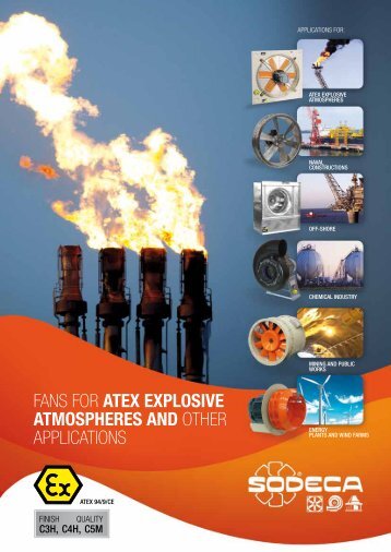 fans for atex explosive atmospheres and other applications - Sodeca