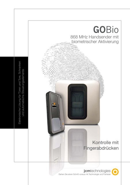 GOBio - JCM Technologies SA