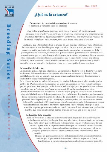 Crianza - ReproducciÃ³n Animal