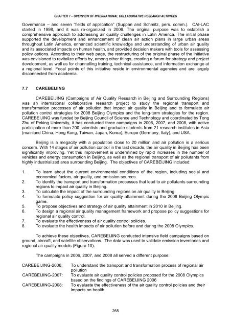 GAW Report No. 205 - IGAC Project