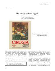 Del papiro al libro digital - SciELO Colombia