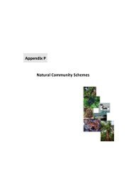 Appendix P Natural Community Schemes - Cal Fire