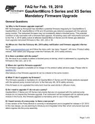 FAQ for Feb. 19, 2010 GasAlertMicro 5 Series and X5 Series ...