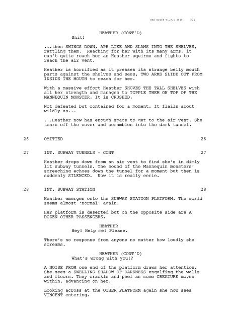 Revelation Original Script - Silent Hill: Lost Memories